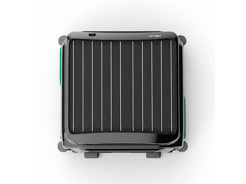 Robot limpiafondos - Wybot Skimmer E-TRON F1 Wybot solar 24h 7L EdgeMaster, Negro