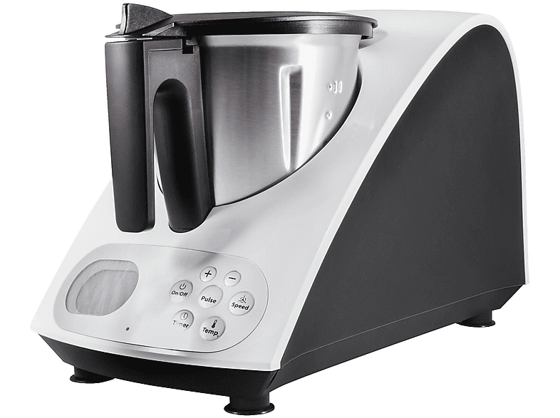 Robot de cocina - Superchef Cook&Mix VA1500, Blanco & Negro
