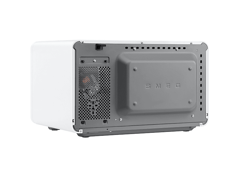 Microondas con grill - Smeg MOC01WHMEU, 1450 W, 29 l, Blanco mate