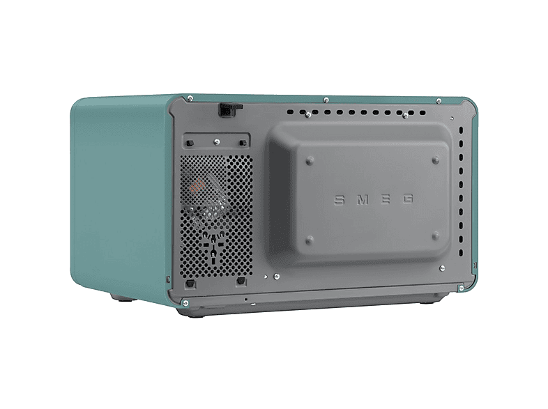 Microondas con grill - Smeg MOC01EGMEU, 1450 W, 29 l, Verde esmeralda mate