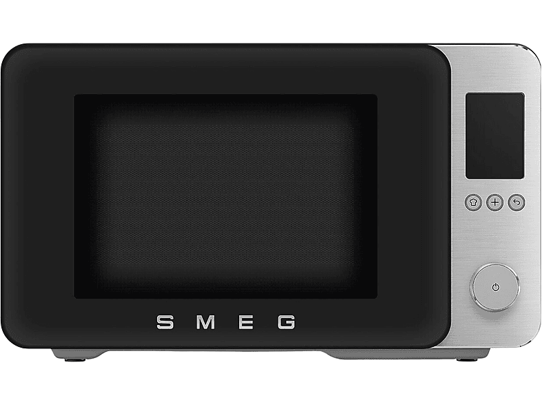 Microondas 9 en 1 - Smeg MOC02BLMEU, 2100 W, 27 l, Negro mate