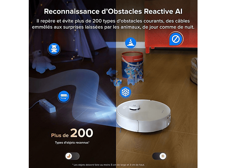 Robot aspirador - Roborock ROB6936905905154, 65 W, Potencia de succión 2 kPa, Depósito 324 ml, Autonomía 1 min, Negro