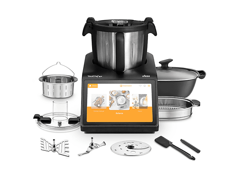 Robot de cocina - Ufesa RK10, 2400 W, Negro