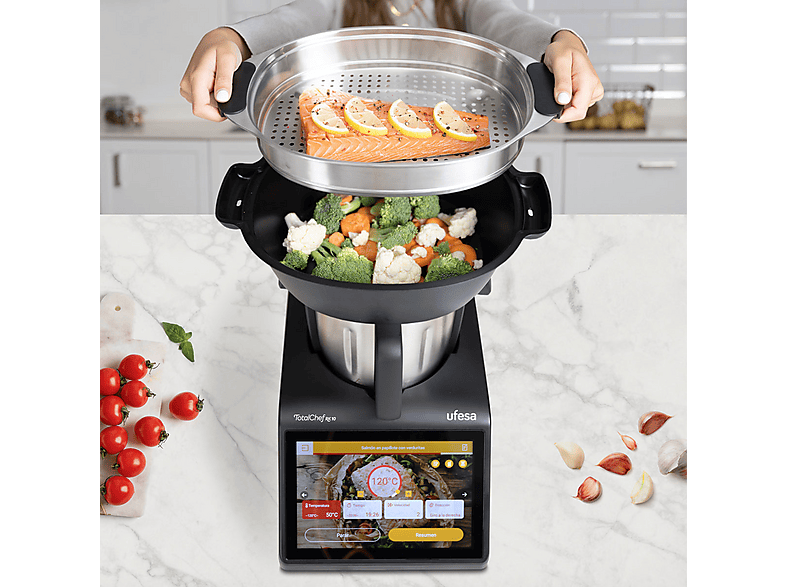 Robot de cocina - Ufesa RK10, 2400 W, Negro