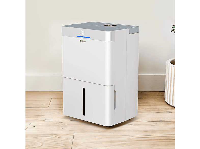 Deshumidificador - Rointe Drypure, 5 l, 40 m², Blanco