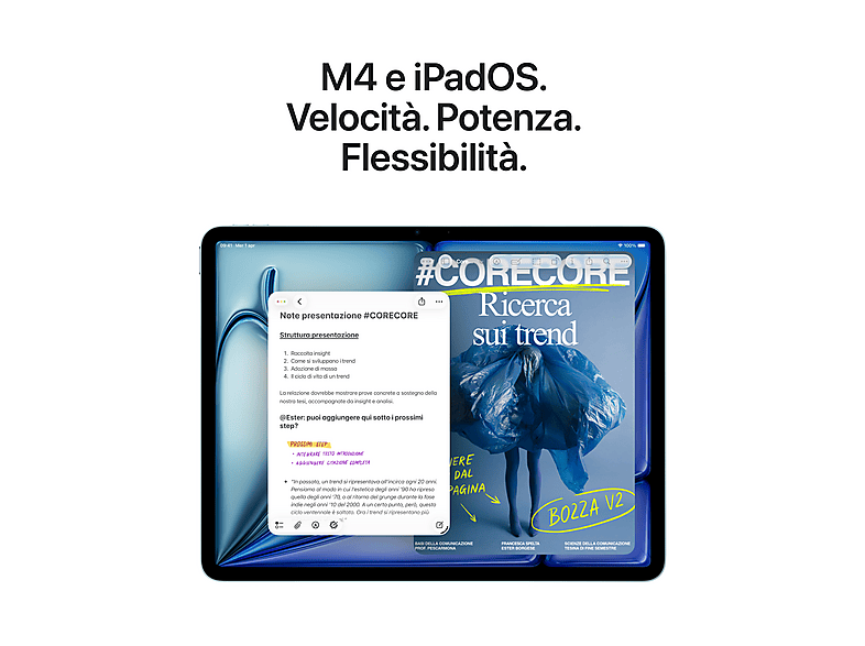 Tablet - Apple IPAD AIR 13 M4 WIFI 128GB PUR, Púrpura, 13 " Retina, 12 GB RAM, Apple M M4, Tablet iOS