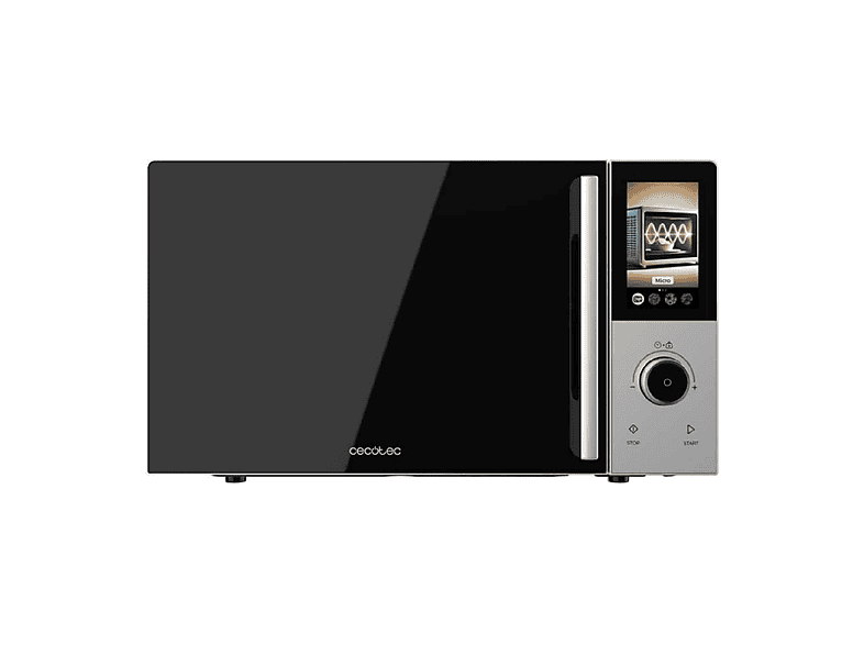 Microondas - Cecotec Convection 2500 Touch, 2200 W, 25 l, Negro