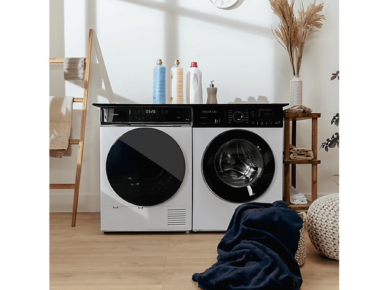 Secadora bomba de calor - Cecotec Bolero DressCode Dry 9400 Inverter, 9 kg, Blanco
