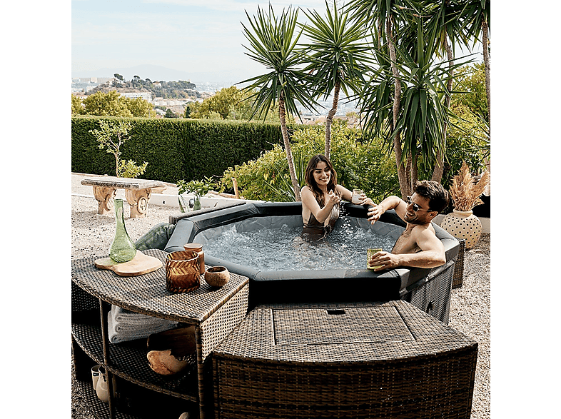 Spa de exterior - Netspa Octopus Con Mueble, Blanco