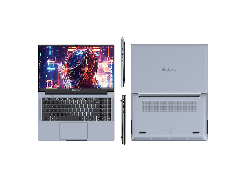 Portátil - Blackview ACEBOOK 6, 15,6 " Full-HD, AMD Ryzen5 3500U, 16 GB RAM, 256 GB SSD, Onboard Graphics, Windows 11 Home, idioma del teclado: US