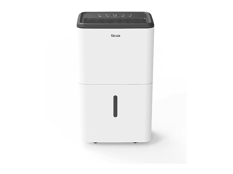 Deshumidificador - Facula Siroco 40 l/día, 6,5 l, 50 m², Blanco