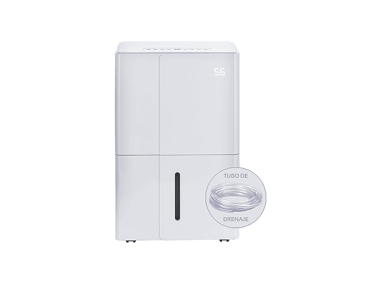 Deshumidificador - Facula Titán 50 l/día, 6,5 l, 50 m², Blanco