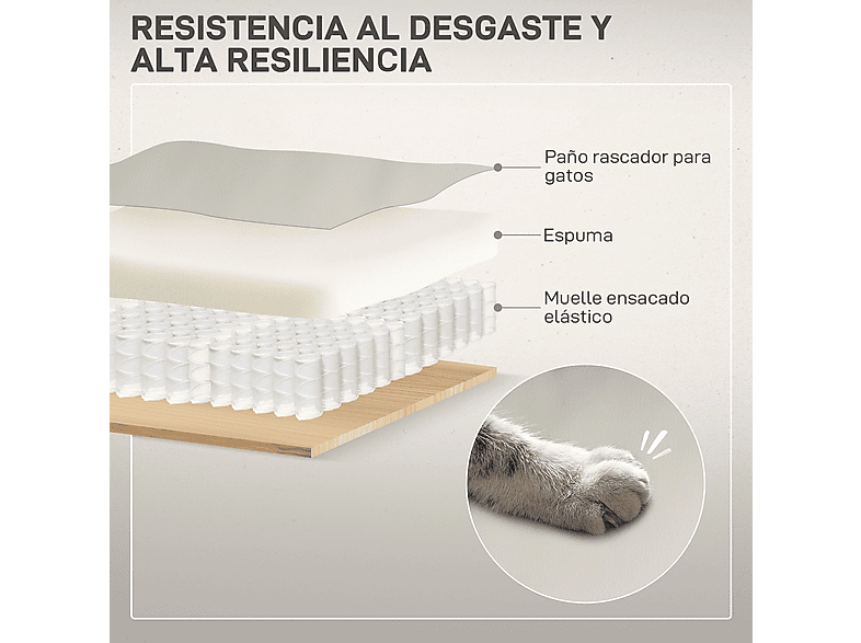 Sillón levanta personas - Homcom 713-164V90LG, 43,5 kg, Gris Claro