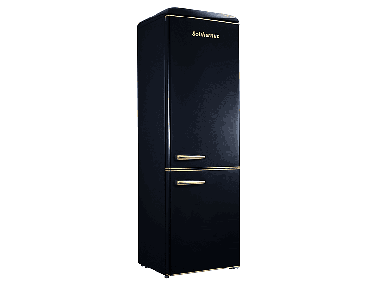 Frigorífico combi - Solthermic Fcr192ng, Altura 192 cm, NEGRO