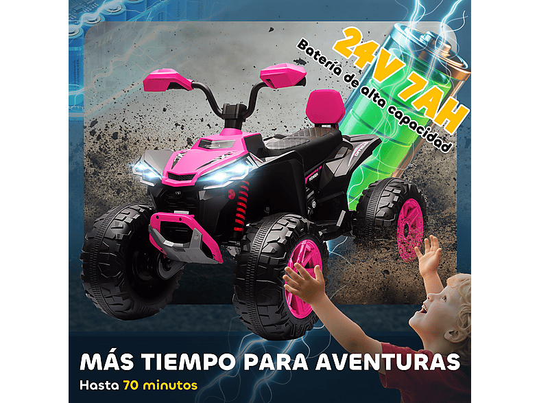 Quad eléctrico infantil - Aiyaplay 370-412V90PK