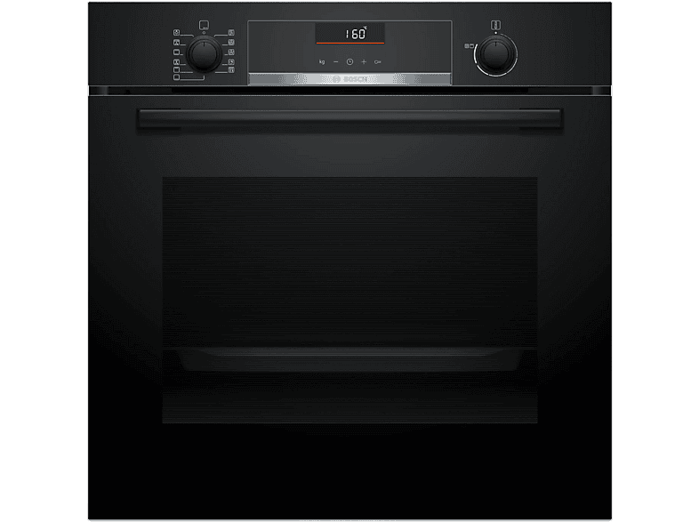 Horno multifunción - Bosch Serie 6 HBG536EB4, Integrable, Hidrolítica, 71 l, 594 mm, Negro