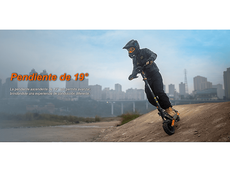 Patinete eléctrico - Kukirin G2 Pro VMP, Pot. máx. 48 V, Carga máx. 120 kg, 15600 mAh, Negro (ref. 174083694)