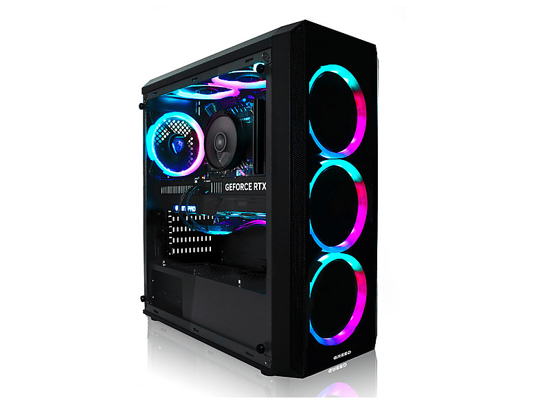 PC Gaming - Greed MK2 FE INTEL - 4K, Intel Core i5, 32 GB RAM, 512 GB SSD, GeForce RTX™ 5050, Windows 11 Pro, Negro