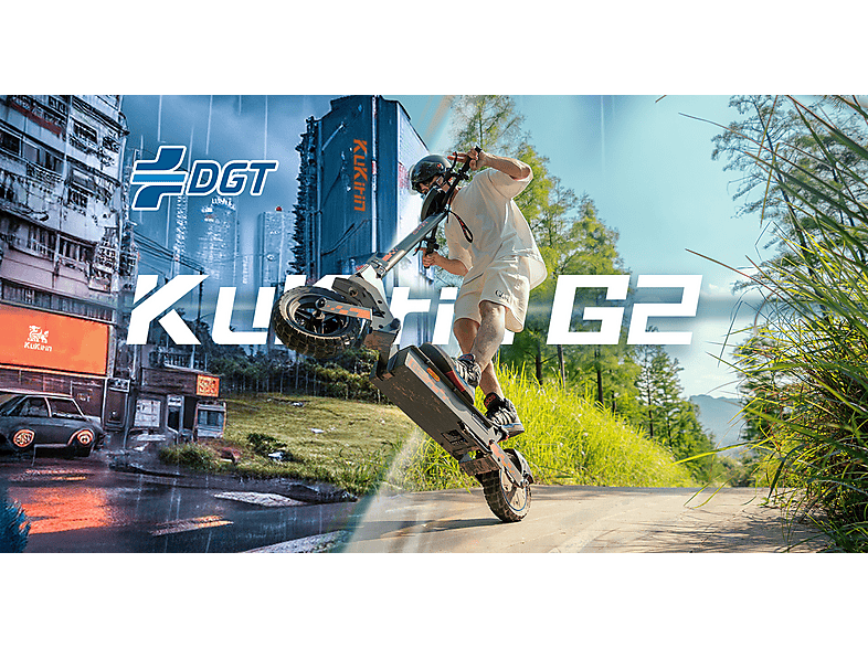 Patinete eléctrico - Kukirin G2 VMP, Pot. máx. 48 V, Carga máx. 120 kg, 15600 mAh, Negro (ref. 174370766)