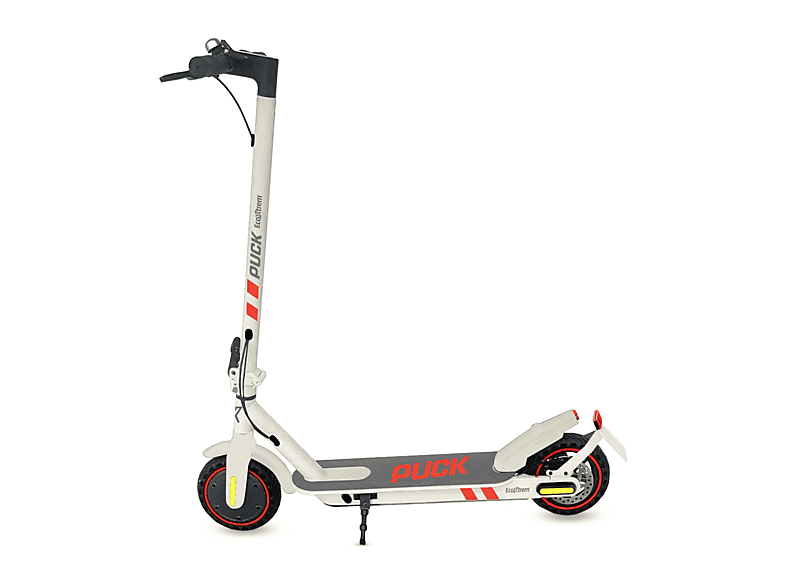 Patinete eléctrico - Ecoxtrem PUCK, Pot. máx. 612 W, Carga máx. 100 kg, 35 km autonomía, 7,8 mAh, Beige