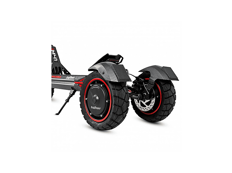 Patinete eléctrico - Ecoxtrem Xanzer, Pot. máx. 1600 W, Carga máx. 130 kg, 20000 mAh, Black