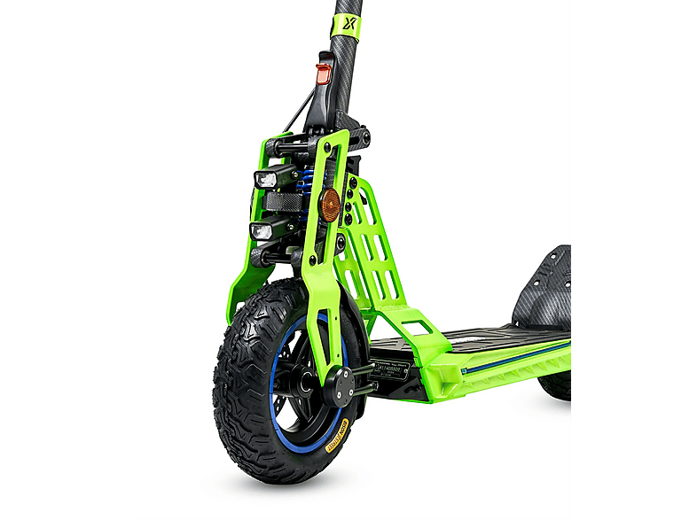 Patinete eléctrico - Ecoxtrem Bison GT, Carga máx. 120 kg, 40 km autonomía, 13000 mAh, Lima