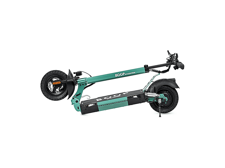 Patinete eléctrico - Ecoxtrem BOOP, Pot. máx. 800 W, Carga máx. 120 kg, 40km autonomía, 13000 mAh, Verde Jade