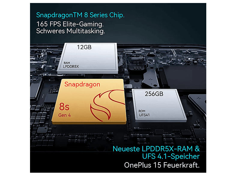 Smartphone - OnePlus OnePlus Nord 6, Negro, Smartphone Android, 512 GB, 12 GB RAM, 6,78 ", Snapdragon 8s Gen 4, 7500 mAh