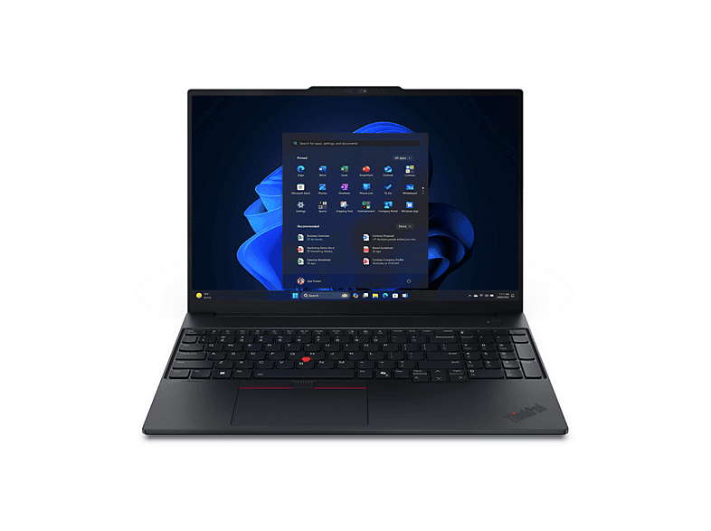 Portátil - Lenovo ThinkPad E16 Gen 3, 16 " WUXGA, AMD Ryzen 5 230, 16 GB RAM, 512 GB SSD, Radeon™ 760M, Windows, idioma del teclado: ES, Negro