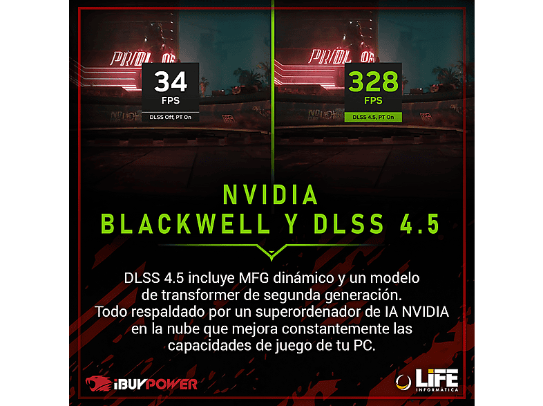 PC Gaming - Ibuypower Master Nomad Plus, Intel Core i7-14700F, 32 GB RAM, 1 TB SSD, GeForce RTX™ 5060 Ti, Windows 11 Pro, Negro