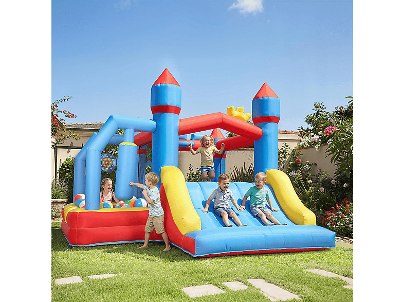 Castillo Hinchable Niños - Aiyaplay 346-018V90BU, a partir de 5 año(s), Azul