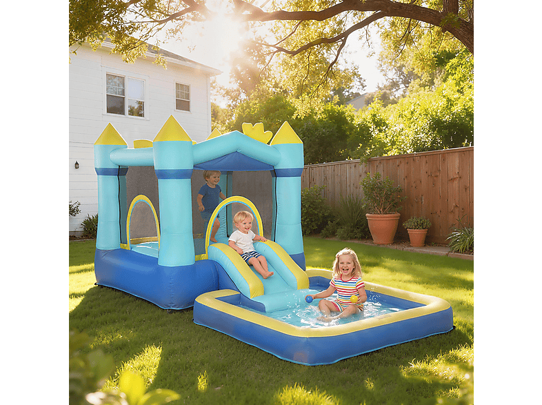Castillo Hinchable Niños - Aiyaplay 346-019V90BU, a partir de 5 año(s), Azul
