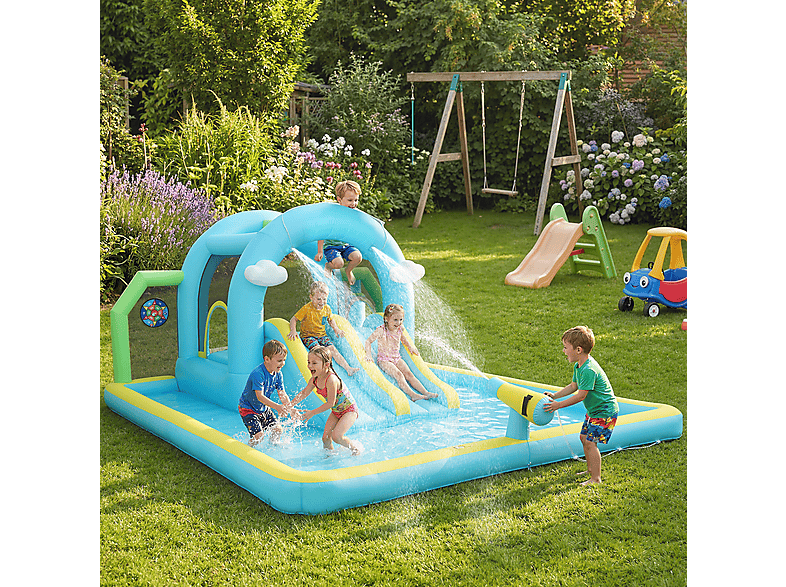 Castillo Hinchable Acuático - Aiyaplay 346-021V90BU, a partir de 3 año(s), Azul