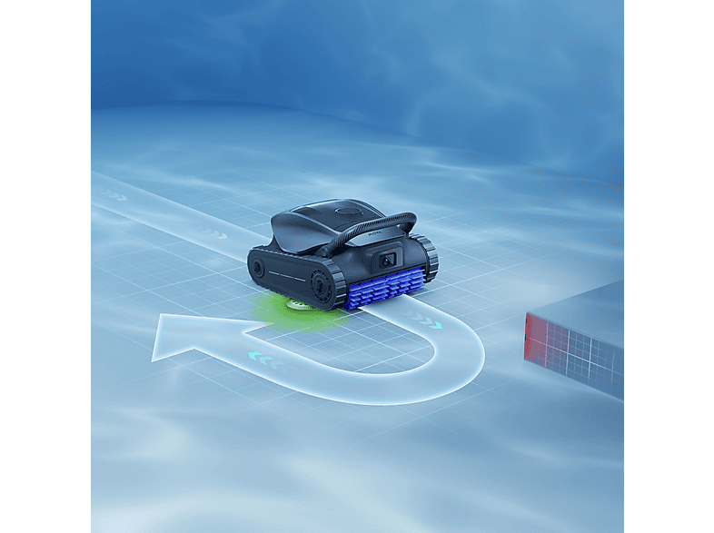 Robot limpiafondos - Mova Diver A10, Negro