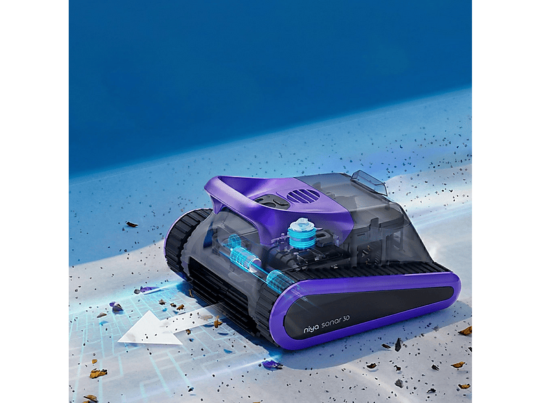Robot limpiafondos - Dolphin Niya Sonar F3, Morado