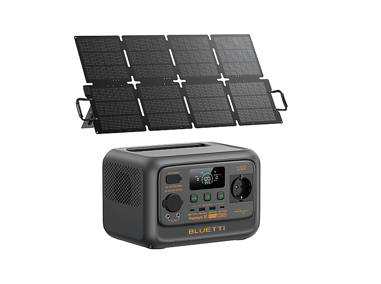 Estación de energía - Bluetti KIT Premium 30 V2+130W