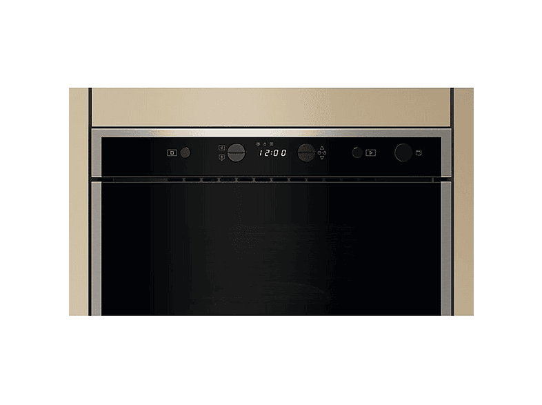 Microondas integrable - Whirlpool WMN461BXF, 2000 W, 22 l, Negro, Acero inoxidable