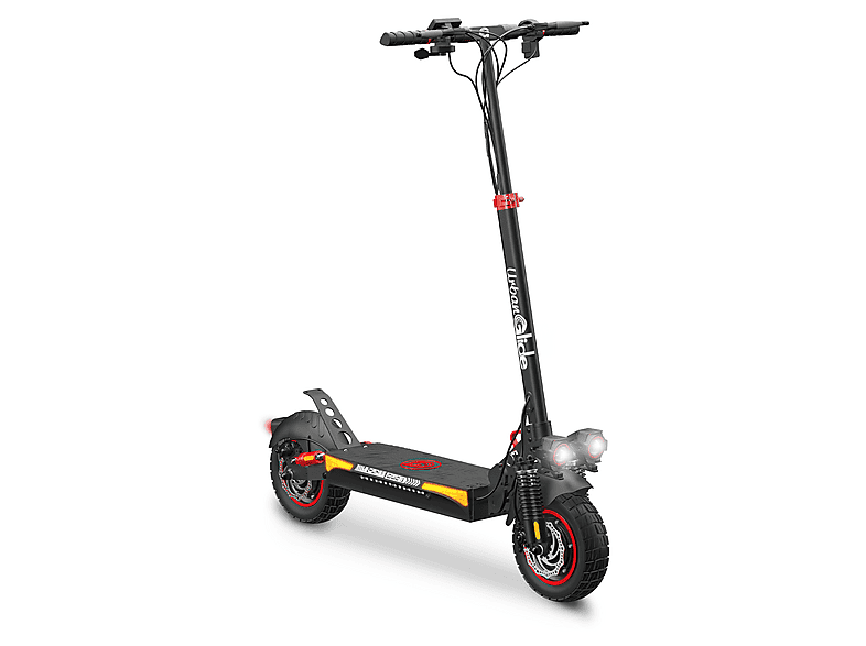 Patinete eléctrico - Urbanglide ECROSS DUO, Pot. máx. 1600 W, Carga máx. 120 kg, negro