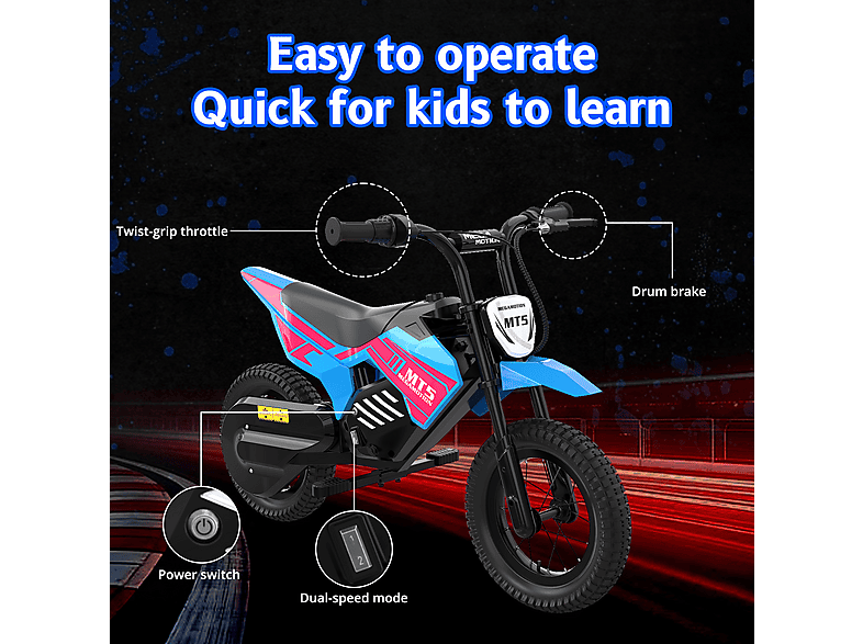 Moto eléctrica infantil - Mega Motion MT5 (ref. 175439141)