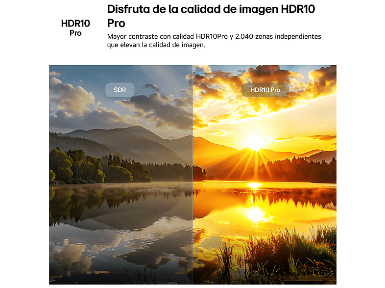 TV LED 85" - LG 85NU850B6LA.AEU, UHD 4K, Procesador Inteligente α7 AI Processor 4K Gen9, Smart TV, DVB-T2 (H.265), Negro
