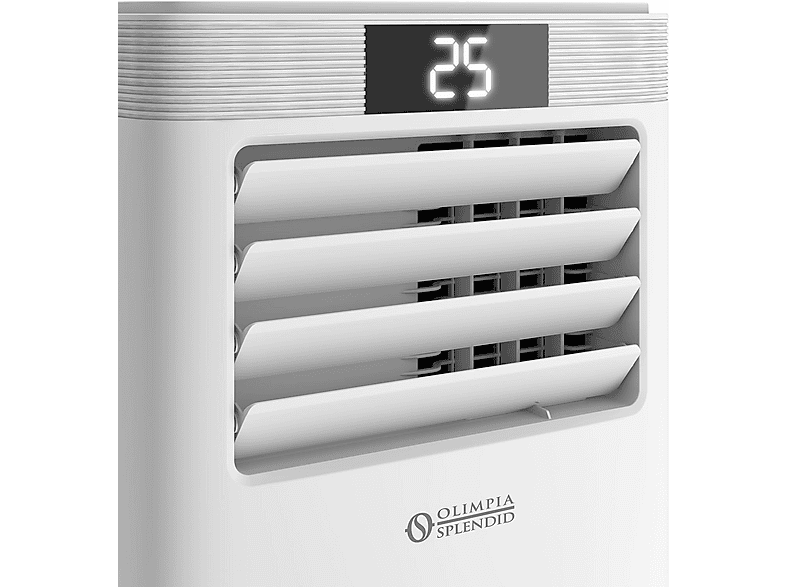 Aire acondicionado portátil - Olimpia Splendid Dolceclima 10 HP WIFI, 10000 fg/h, 2 velocidades, 35 m², 65 dB(A), Blanco
