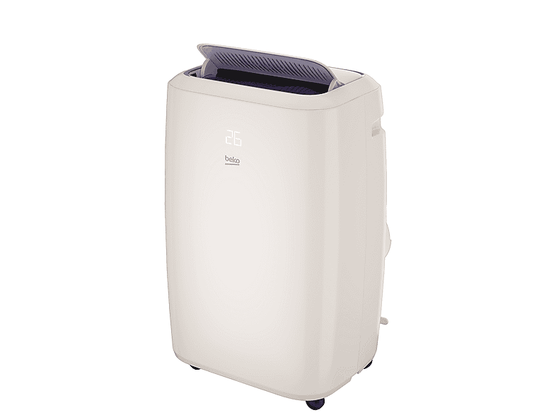Aire acondicionado portátil - Beko 8512233200, 11942 fg/h, 3 velocidades, 40 m², Blanco