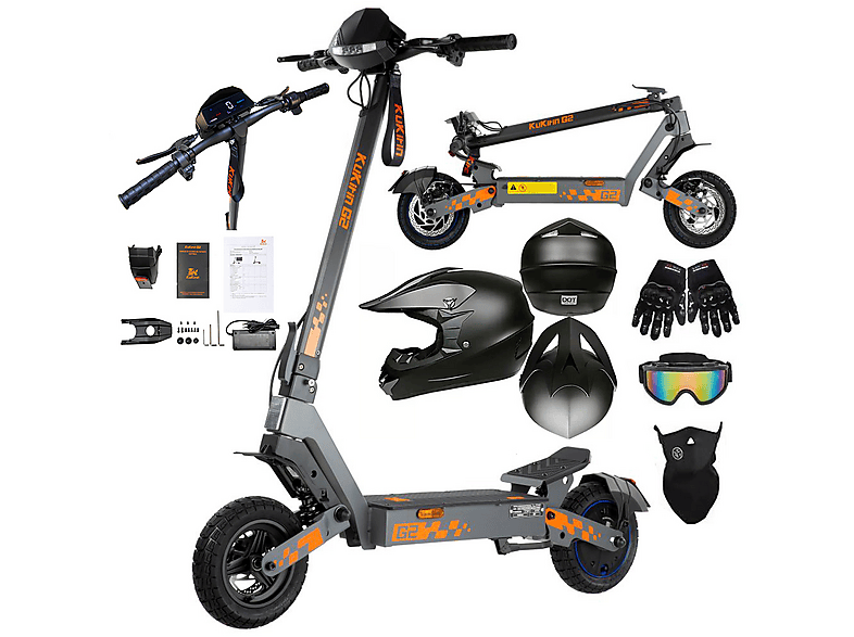Patinete eléctrico - Kukirin G2 VMP, Pot. máx. 500 W, Carga máx. 120 kg, negro (ref. 176067514)
