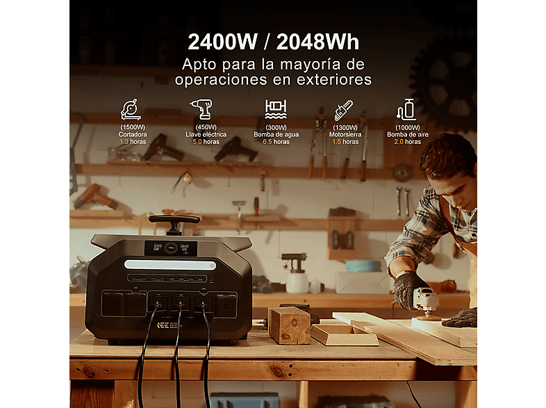 Estación de energía portátil - Iee P2400