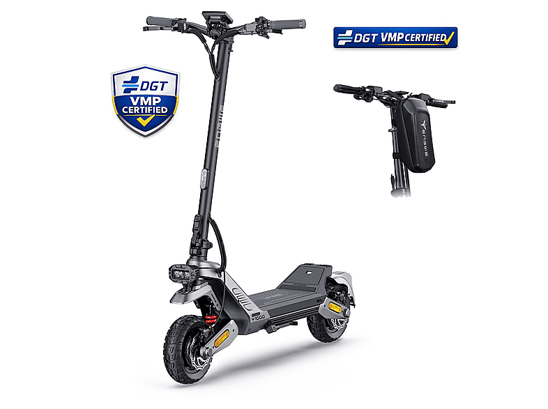 Patinete Eléctrico - Engwe Y1000, Carga máx. 120 kg, Plata