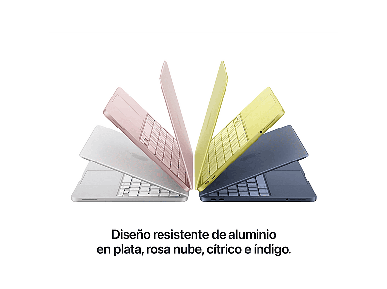 Portátil - Apple MacBook Neo, 13 " Retina, Chip A18 Pro de Apple, 8 GB RAM, 512 GB SSD, HD 500, macOS, idioma del teclado: ES, Cítrico