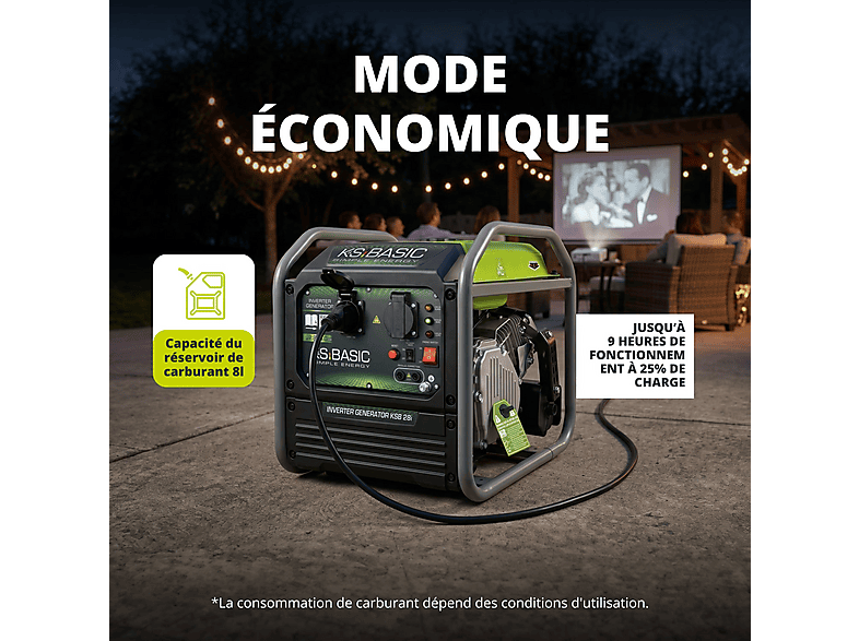 Generador de energía - Könner & Söhnen Generador inverter KSB 28i