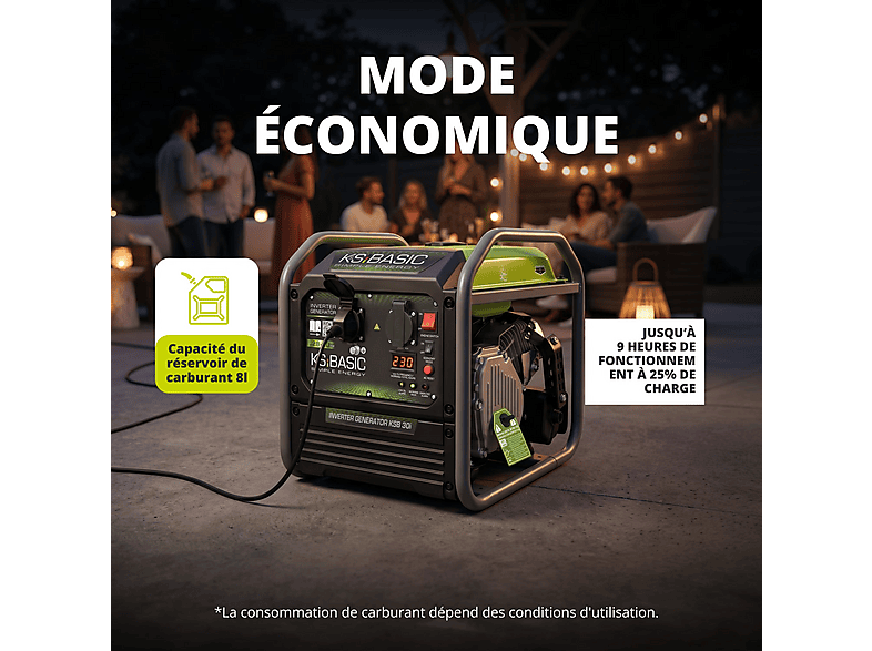 Generador de energía - Könner & Söhnen Generador inversor KSB 30i