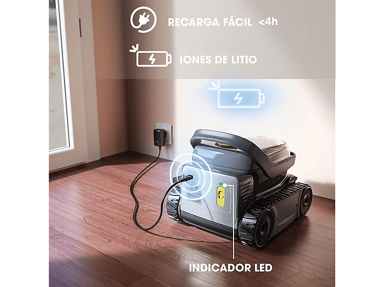 Robot limpiafondos - Zodiac Pixel OP 32 sin cable, Gris