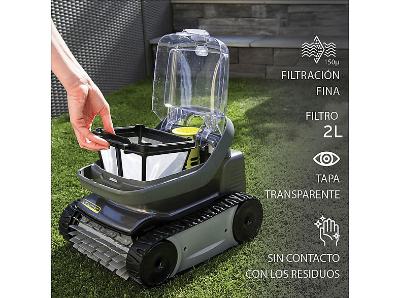 Robot limpiafondos - Zodiac Pixel OP 32 sin cable, Gris